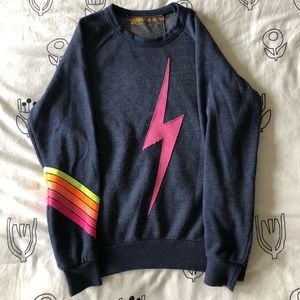 Aviator nation bolt chevron sweatshirt